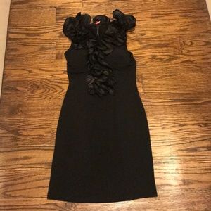 Black bodycon dress